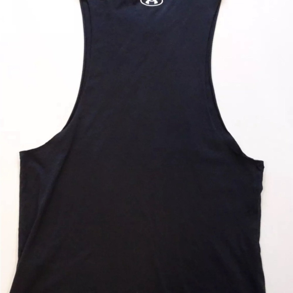 Under Armour Project Rock Tank Top Mens Iron Paradise Gym Training Black size - Picture 3 of 5